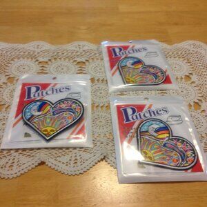 Crafts bundle, embroidered positive vibes sew-on & iron-on patches